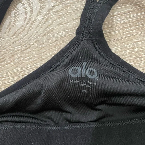 ALO Yoga Black Sports Bra - Picture 6 of 6